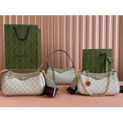 gucci价格古驰 735145/735132 Ophidia系列小号肩背包（燕麦色）