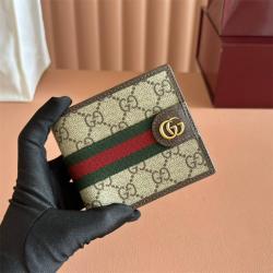 古驰香港官网GUCCI 834792 Ophidia系列零钱包双折钱包