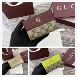 gucci中国官网古驰 841360 双色GG Marmont系列小号钱包