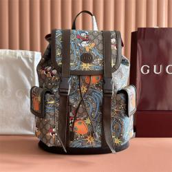 古驰 645051 Disney x Gucci唐老鸭印花中号背包双肩包