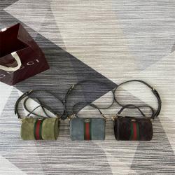gucci价格古驰 846869 Ophidia系列迷你手袋圆筒包（绒面磨砂）