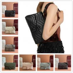 gucci旗舰店古驰 850676 GG Marmont系列中号肩背包链条包