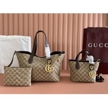 GUCCI古驰 855391/855279 GG Marmont系列小号/中号托特包购物袋