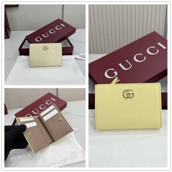 gucci旗舰店古驰 772328 GG Marmont系列双色小号钱包