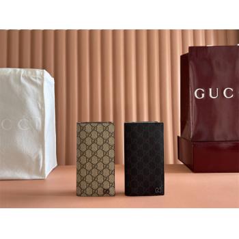 gucci澳洲官网古驰 856563 灰色内饰GG长款钱包