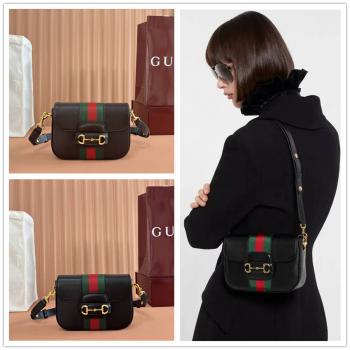 gucci女包古驰 866762 Horsebit 1955系列小号肩背包马鞍包