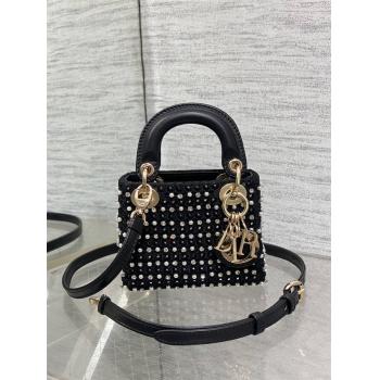 dior香港官网迪奥Lady手工珠子micro系列戴妃包
