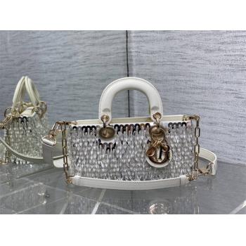 dior包官网迪奥Lady D-Joy 小号（最新珠子横版戴妃包）