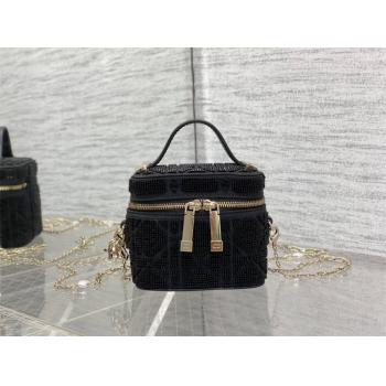 迪奥女包超迷你 Lady Dior Vanity（珠子化妆包）