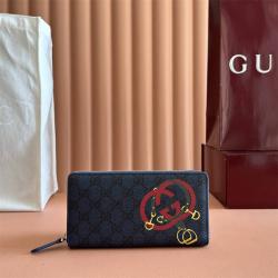 古驰旗舰店GUCCI 855680 中国新年系列饰印花GG全拉链钱包