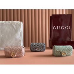gucci女包古驰 841290 GG Marmont系列迷你肩背包（水晶钻）