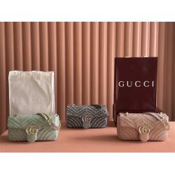 gucci包价格古驰 837267 GG Marmont系列中号肩背包（水晶钻）