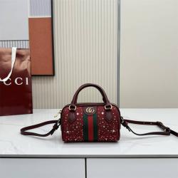 gucci旗舰店古驰 781490 Ophidia系列超迷你枕头包（水晶钻）