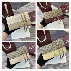 gucci包多少钱古驰 497985 GG Marmont系列拼色链条包