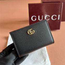 gucci美国官网古驰 772738 GG Marmont系列双折钱包