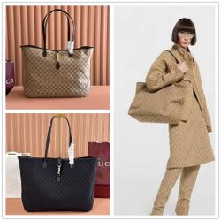 gucci包多少钱古驰 867014 Jackie系列大号托特包帆布购物袋