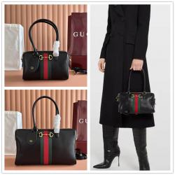 GUCCI古驰 866732/866734 Borsetto系列中号/大号波士顿包枕头包