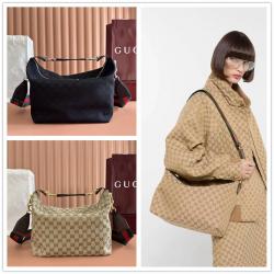 gucci中国官网古驰 866938 Brera系列中号斜挎包（帆布）