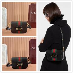 gucci女包古驰 866762 Horsebit 1955系列小号肩背包马鞍包