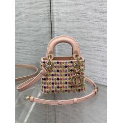 dior官方网站迪奥Lady最新限量手工珠子micro系列戴妃包