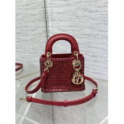 dior美国官网迪奥Lady最新限量手工珠子micro系列戴妃包