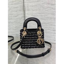 dior香港官网迪奥Lady手工珠子micro系列戴妃包