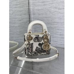 dior包包迪奥Lady最新限量手工珠子micro系列戴妃包