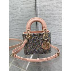 dior官网中国官网迪奥Lady限量手工珠子micro系列戴妃包