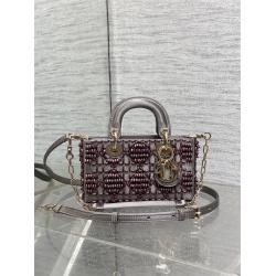 dior美国官网迪奥Lady D-Joy 超迷你（限量版珠子横版戴妃包）