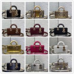 dior欧洲官网迪奥Lady D-Joy 小号蛇皮横版戴妃包