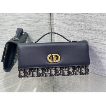 dior美国官网迪奥Miss Caro Top Handle 手拿包（帆布）
