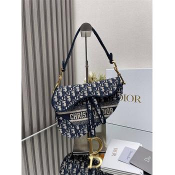 dior官网包迪奥 M0446CRIW_M928 老花马鞍包