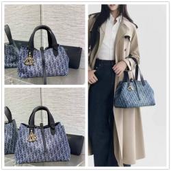 迪奥价格M2822/M2821 小号/中号 Dior Toujours 手提包（牛仔布）