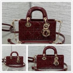 dior官网包迪奥 S0910/M0613/M0540 Lady D-Joy 横版漆皮戴妃包
