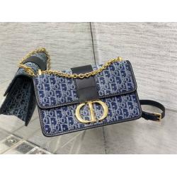 dior官方网站迪奥M9208 30 Montaigne 链条包蒙田包（牛仔布）