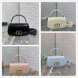 DIOR迪奥包包M9370 30 Montaigne Avenue系列小号手提包（漆皮）
