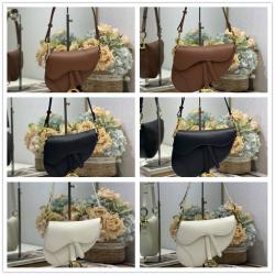 DIOR迪奥包包 M0465/M0466 Soft Saddle 牛皮马鞍包（附肩带）