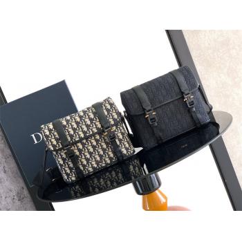 dior官方网站迪奥 1ESPO333 Hit The Road 老花翻盖信使包