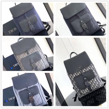 dior中国官网迪奥 1ADBA200 马鞍翻盖双肩背包（老花双肩包）