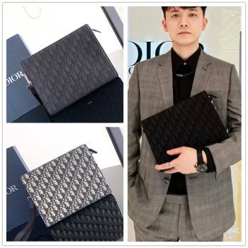 dior官方网站迪奥 2ESCA483 A5 三角形手拿包（老花）
