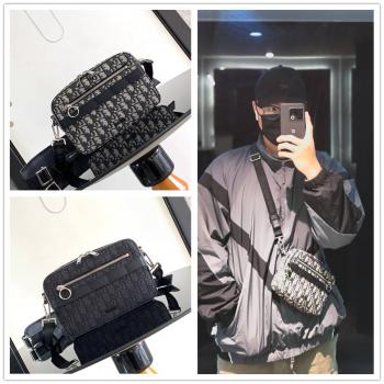 dior法国官网迪奥 1SFPO101 Safari 信使包老花相机包22408