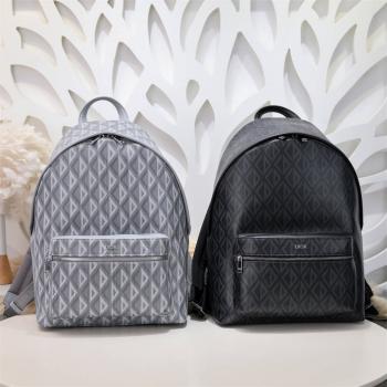 迪奥dior官网 1ESBA088 Rider CD Diamond 图案双肩背包