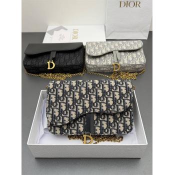 dior官方网站迪奥女包 S5907 中号马鞍链条包