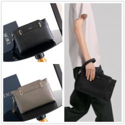 迪奥男包 2LLCA606 Dior Normandie A5 三角形手拿包