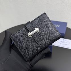 迪奥美国官网 2LLCH187 Dior Normandie 竖版双折卡夹卡包