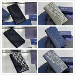 dior美国官网迪奥 2ADBC330 马鞍长款双折钱包8002