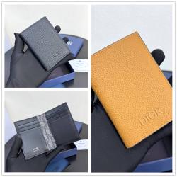 迪奥官网 2LLCH138 Dior Privé 竖版双折卡夹卡包8005