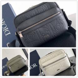 dior美国官网迪奥 1ESPO340 Rider 2.0 拉链式信使包（压花）