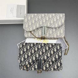 dior官方网站迪奥 S5620 中号马鞍包链条包（老花）