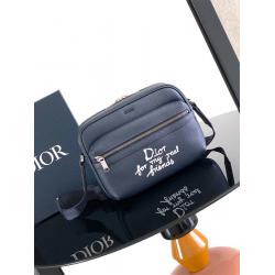 迪奥 1ESPO340 DIOR AND HYLTON NEL 限定Rider 2.0 拉链式信使包83163